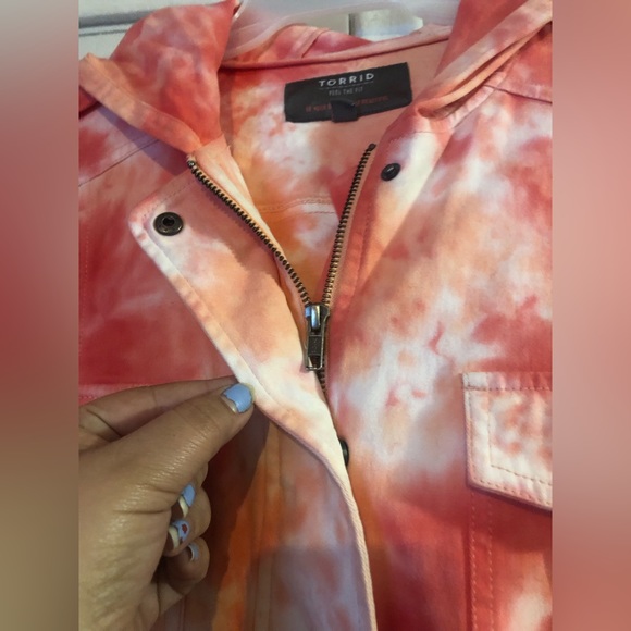 Torrid Tie Dye Anorak Jacket - Picture 2 of 10